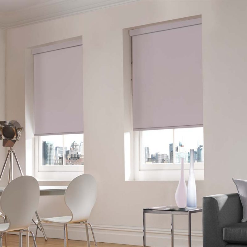 Novara Lilac Blackout Roller Blind - BudgetBlinds